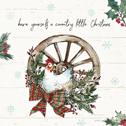 Holiday on the Farm V by Anne Tavoletti. SKU 37275a. Archival Giclee Fine art print for wall decor.