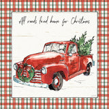 Holiday on the Farm VI Plaid by Anne Tavoletti. SKU 38395a. Archival Giclee Fine art print for wall decor.