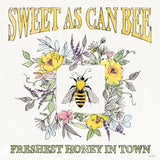 Honeybee Blossoms IV by Anne Tavoletti. SKU 72492a. Archival Giclee Fine art print for wall decor.