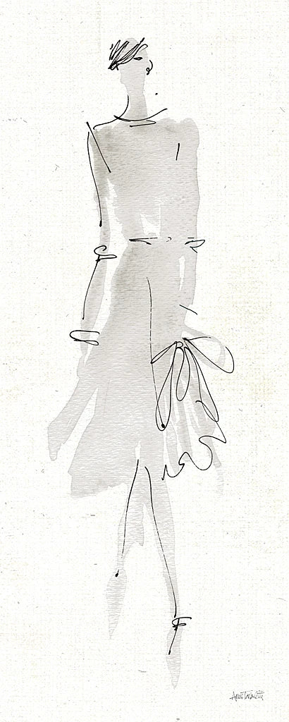 La Fashion I Gray by Anne Tavoletti