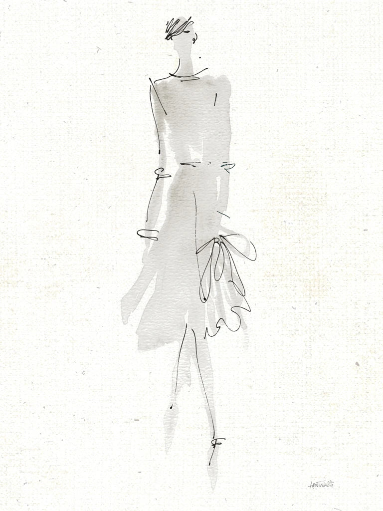 La Fashion I Gray v2 by Anne Tavoletti