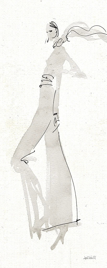 La Fashion III Gray by Anne Tavoletti