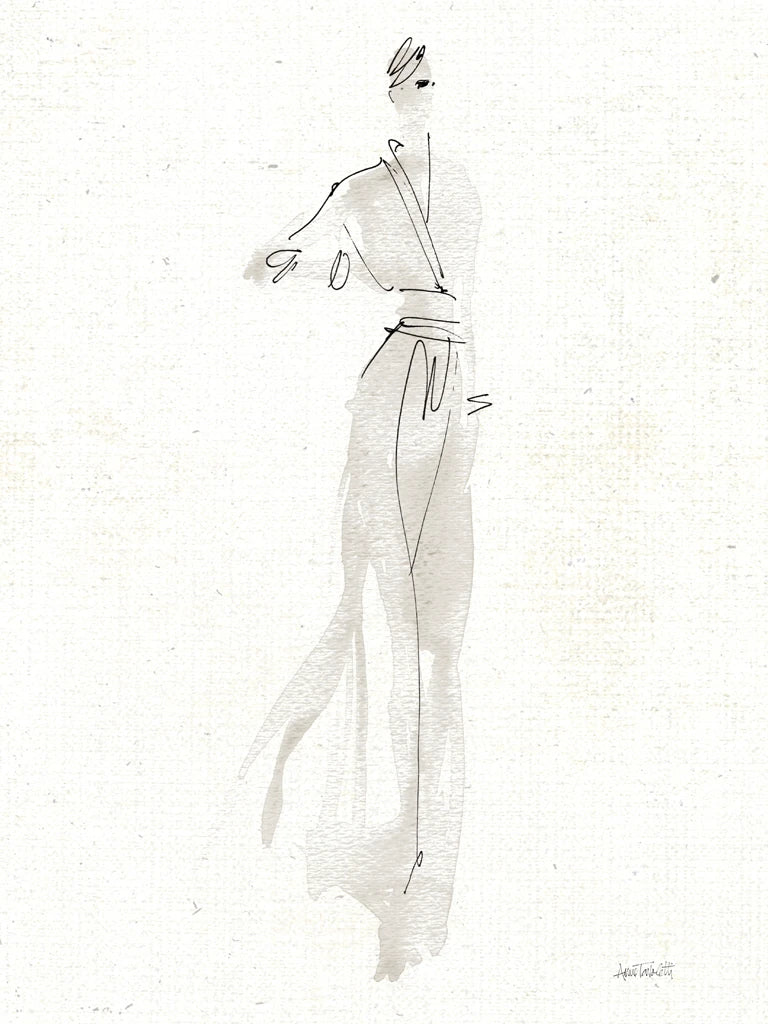 La Fashion IV Gray v2 by Anne Tavoletti
