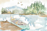Lakehouse I by Anne Tavoletti. SKU 24223i. Archival Giclee Fine art print for wall decor.