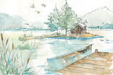 Lakehouse II by Anne Tavoletti. SKU 24224i. Archival Giclee Fine art print for wall decor.
