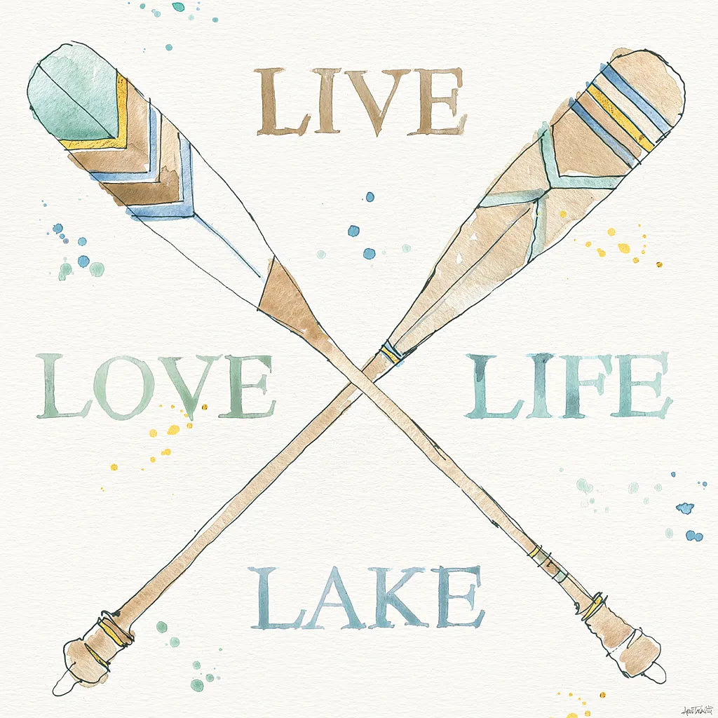 Lakehouse V by Anne Tavoletti. SKU 24226a. Archival Giclee Fine art print for wall decor.