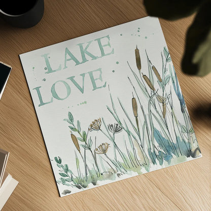 Lakehouse VI by Anne Tavoletti. Shown as a detailed flat fine art print, highlighting archival giclee quality. Available as an archival giclee rolled canvas, fine art paper, or poster print. SKU 24227a.