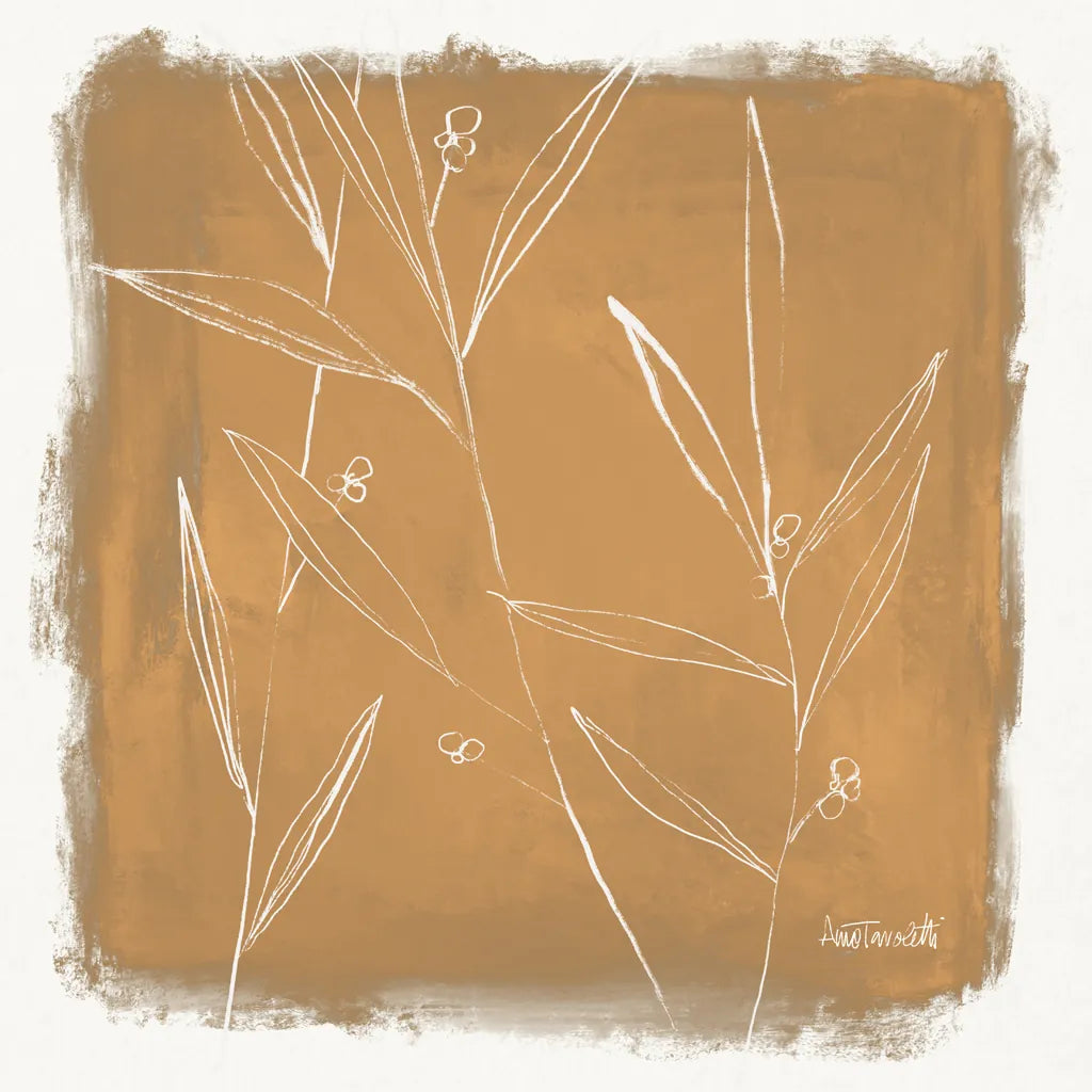 Leaf Lines I by Anne Tavoletti. SKU 97372a. Archival Giclee Fine art print for wall decor.