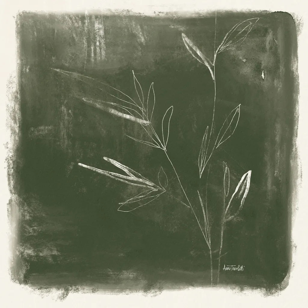 Leaf Lines II by Anne Tavoletti. SKU 97373a. Archival Giclee Fine art print for wall decor.