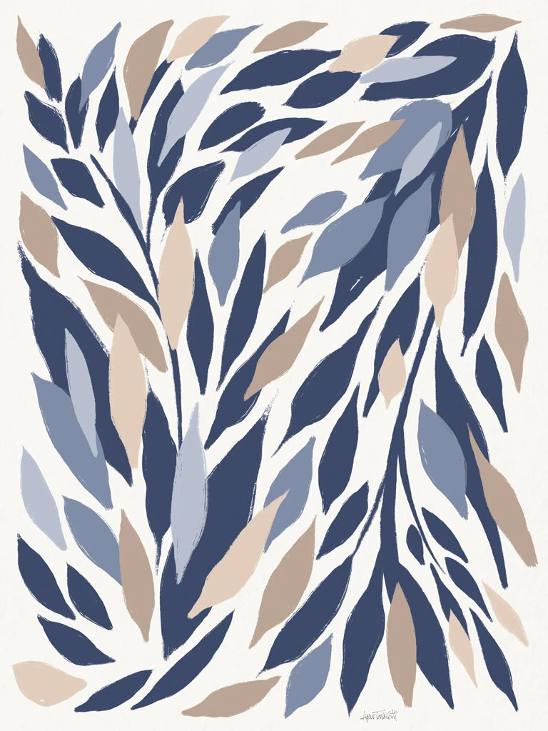 Leafy Lines Plain by Anne Tavoletti