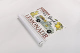 Lemonade Stand I by Anne Tavoletti. shown as a rolled paper print. Available as archival giclee rolled canvas, fine art paper, or poster print. SKU 69022i.