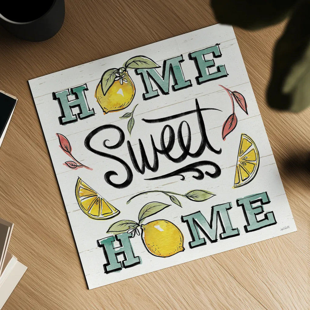 Lemonade Stand III by Anne Tavoletti. Shown as a detailed flat fine art print, highlighting archival giclee quality. Available as an archival giclee rolled canvas, fine art paper, or poster print. SKU 69024a.