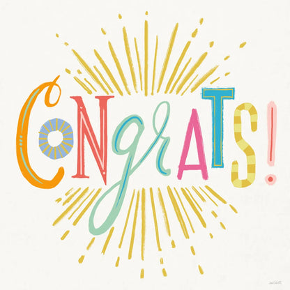 Lets Celebrate VI by Anne Tavoletti. SKU 87993a. Archival Giclee Fine art print for wall decor.