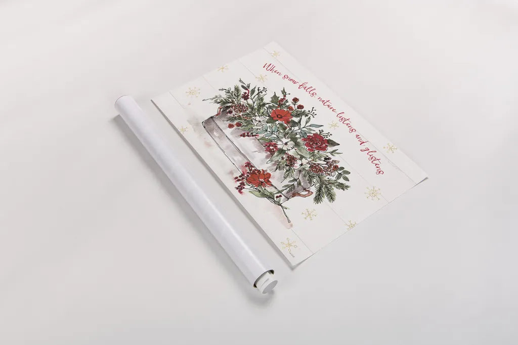 Lighthearted Holiday I by Anne Tavoletti. shown as a rolled paper print. Available as archival giclee rolled canvas, fine art paper, or poster print. SKU 60672i.