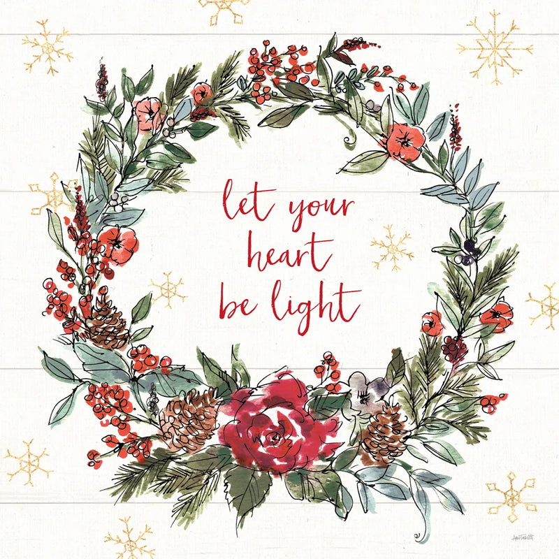 Lighthearted Holiday IV by Anne Tavoletti. SKU 60675a. Archival Giclee Fine art print for wall decor.