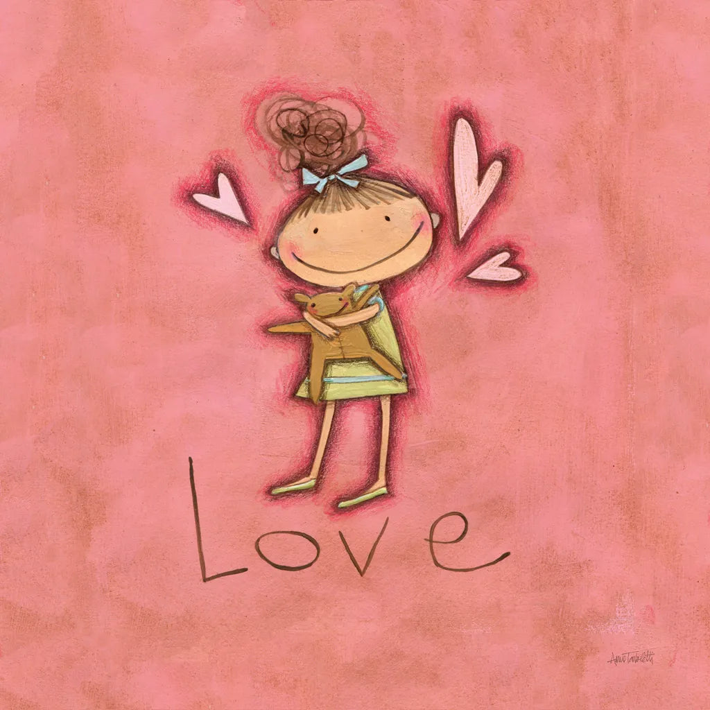 Love by Anne Tavoletti. SKU 10799a. Archival Giclee Fine art print for wall decor.