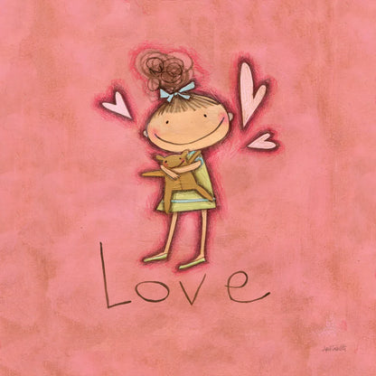 Love by Anne Tavoletti. SKU 10799a. Archival Giclee Fine art print for wall decor.