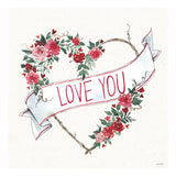 Love You I by Anne Tavoletti. SKU 68562a. Archival Giclee Fine art print for wall decor.