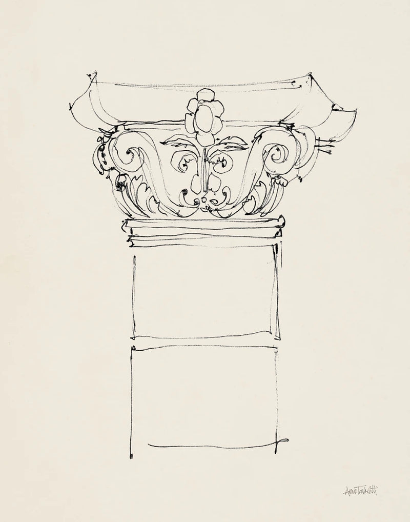 Lucca Column by Anne Tavoletti