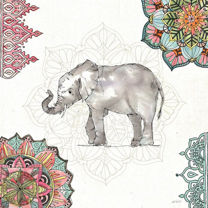 Mandala Morning II by Anne Tavoletti. SKU 34826a. Archival Giclee Fine art print for wall decor.