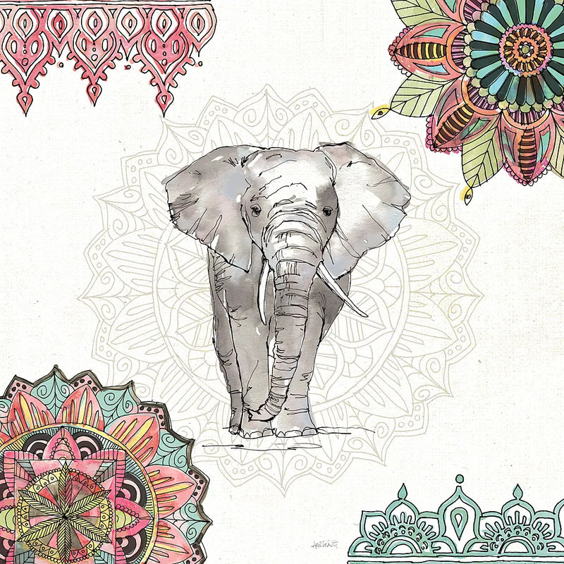 Mandala Morning IV by Anne Tavoletti. SKU 34828a. Archival Giclee Fine art print for wall decor.