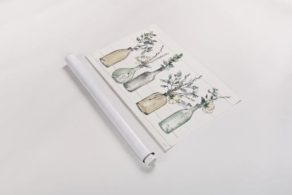 Modern Farmhouse I by Anne Tavoletti. shown as a rolled paper print. Available as archival giclee rolled canvas, fine art paper, or poster print. SKU 47334i.