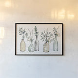 Modern Farmhouse I by Anne Tavoletti. shown as a paper print in a black flame. Available as a archival giclee rolled canvas, fine art paper, or poster print. SKU 47334i.