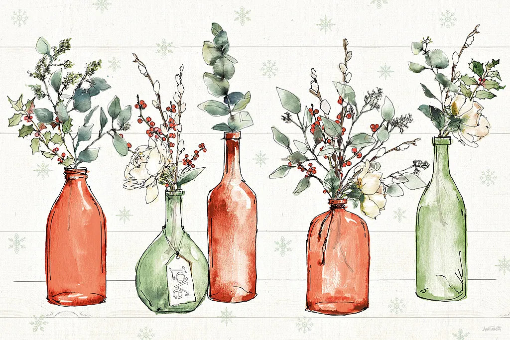 Modern Farmhouse I Christmas by Anne Tavoletti. SKU 48224i. Archival Giclee Fine art print for wall decor.