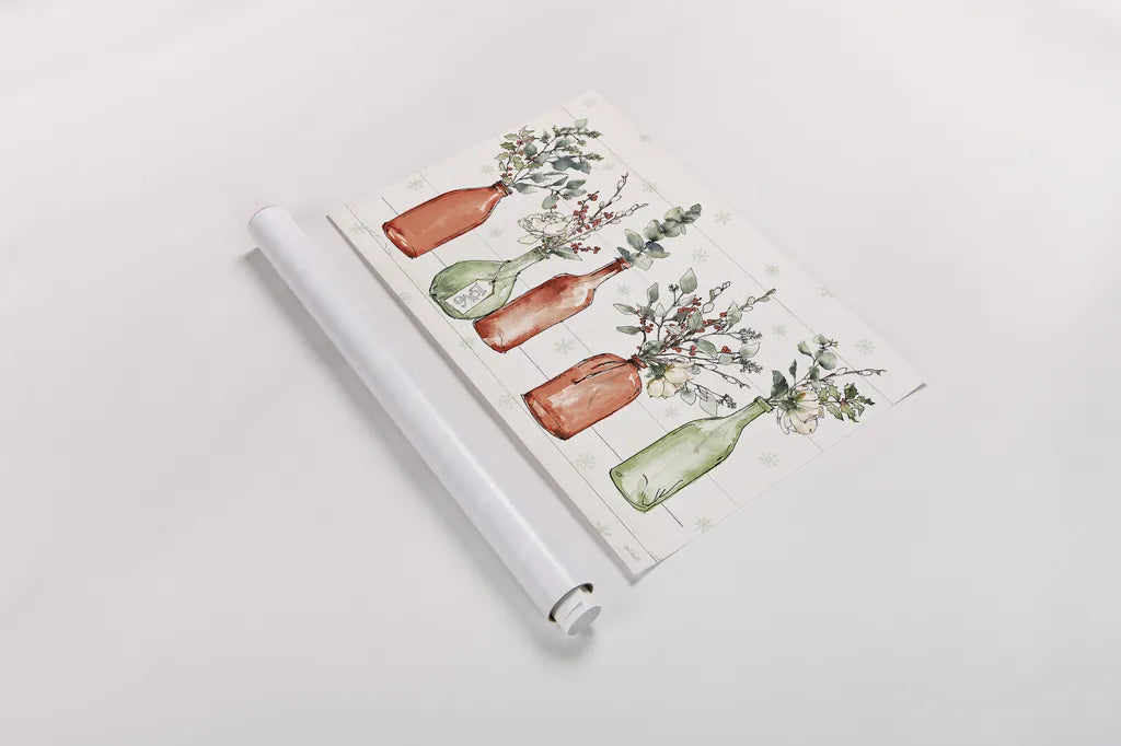 Modern Farmhouse I Christmas by Anne Tavoletti. shown as a rolled paper print. Available as archival giclee rolled canvas, fine art paper, or poster print. SKU 48224i.