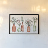 Modern Farmhouse I Christmas by Anne Tavoletti. shown as a paper print in a black flame. Available as a archival giclee rolled canvas, fine art paper, or poster print. SKU 48224i.