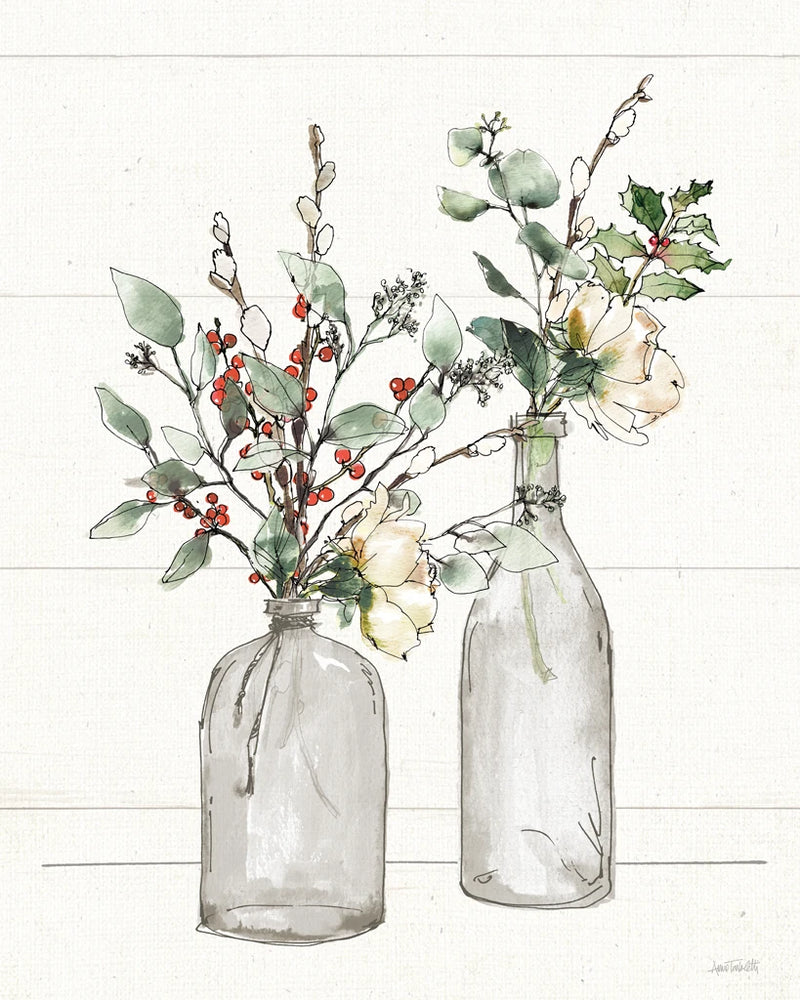 Modern Farmhouse II Christmas White by Anne Tavoletti