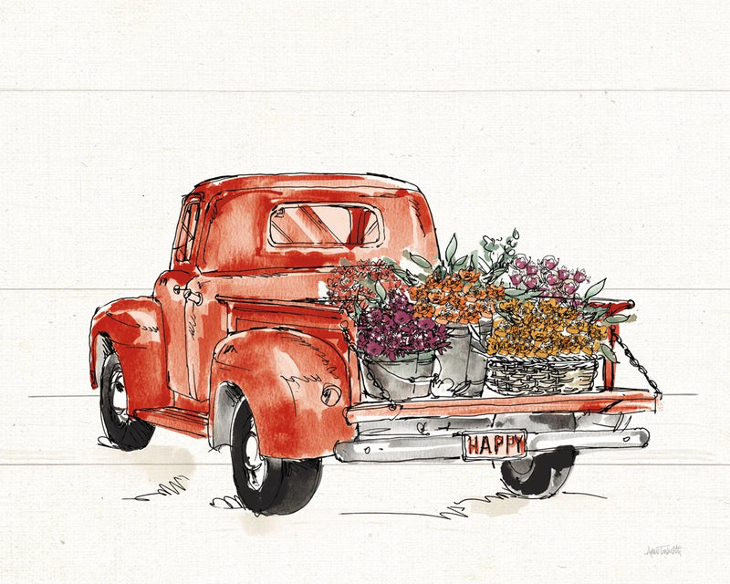Modern Farmhouse IX Red No Words by Anne Tavoletti