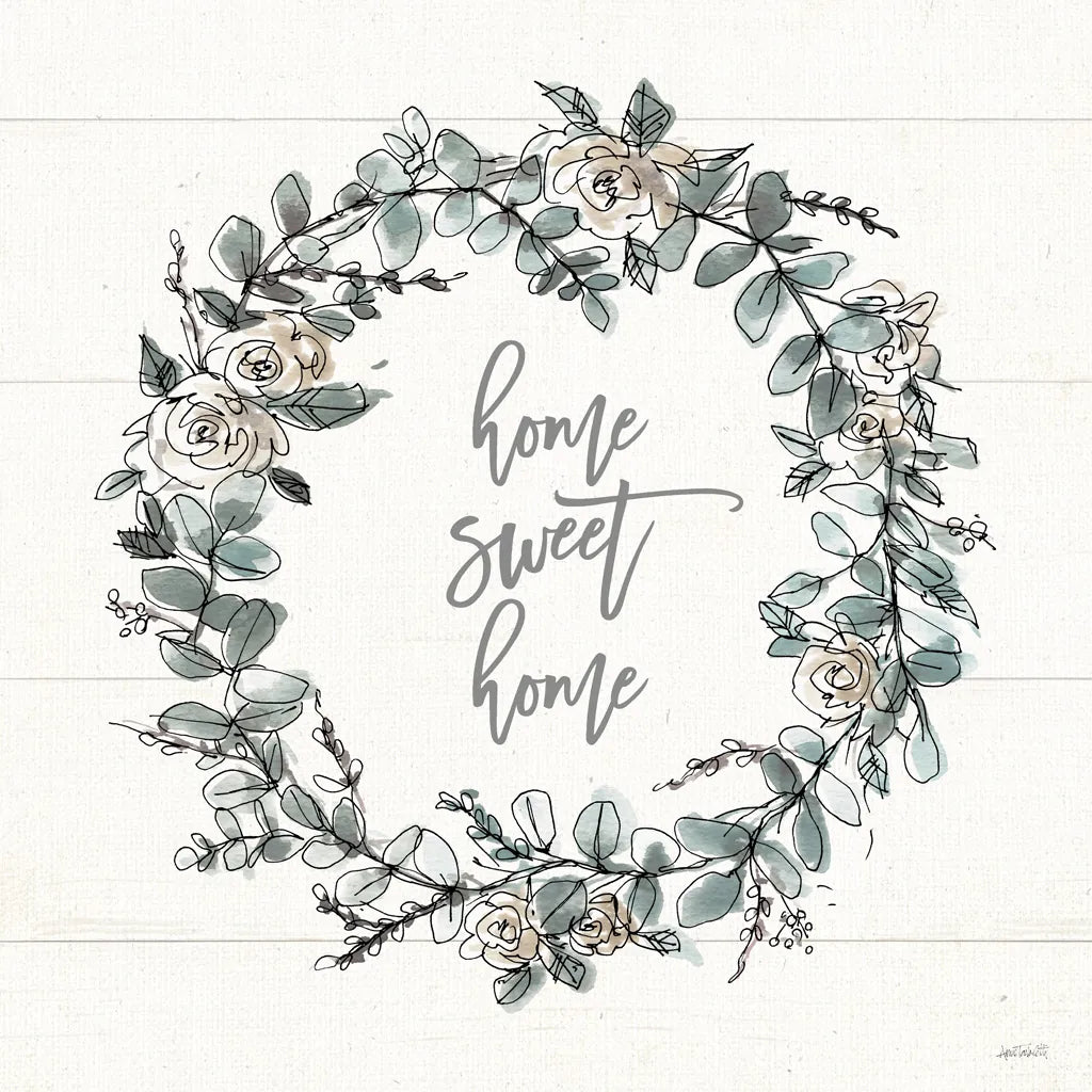 Modern Farmhouse VI Home Sweet Home by Anne Tavoletti. SKU 49894a. Archival Giclee Fine art print for wall decor.