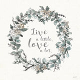 Modern Farmhouse VI Live by Anne Tavoletti. SKU 49776a. Archival Giclee Fine art print for wall decor.