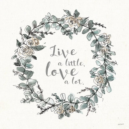 Modern Farmhouse VI Live by Anne Tavoletti. SKU 49776a. Archival Giclee Fine art print for wall decor.