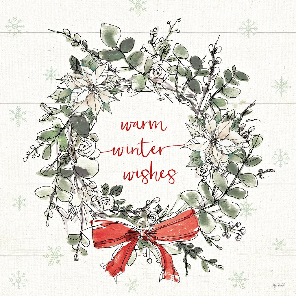 Modern Farmhouse VII Christmas by Anne Tavoletti. SKU 48230a. Archival Giclee Fine art print for wall decor.