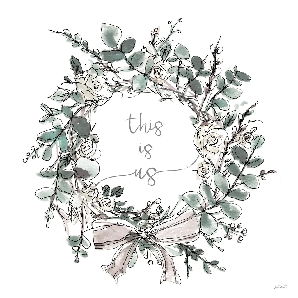 Modern Farmhouse VII on White by Anne Tavoletti. SKU 49966a. Archival Giclee Fine art print for wall decor.