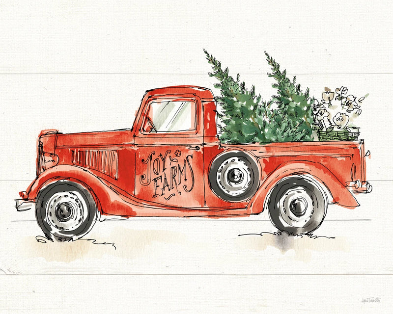 Modern Farmhouse VIII Christmas White by Anne Tavoletti
