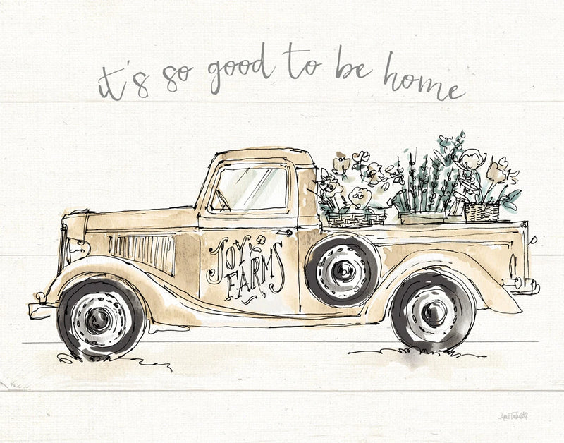 Modern Farmhouse VIII Cream Truck by Anne Tavoletti