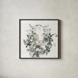 Modern Farmhouse XII by Anne Tavoletti. Shown in a sleek black glass frame for a contemporary gallery look. Available as an archival giclee rolled canvas, fine art paper, or poster print. SKU 47345a.