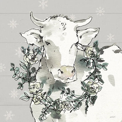 Modern Farmhouse XII Snowflakes by Anne Tavoletti. SKU 49235a. Archival Giclee Fine art print for wall decor.
