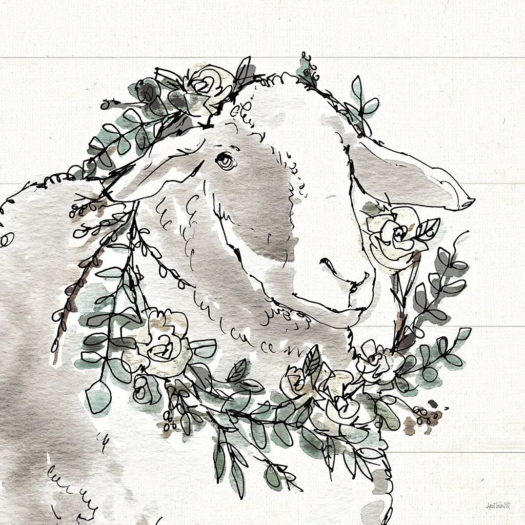 Modern Farmhouse XIII by Anne Tavoletti. SKU 47346a. Archival Giclee Fine art print for wall decor.