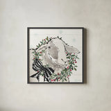 Modern Farmhouse XIII Christmas by Anne Tavoletti. Shown in a sleek black glass frame for a contemporary gallery look. Available as an archival giclee rolled canvas, fine art paper, or poster print. SKU 57980a.