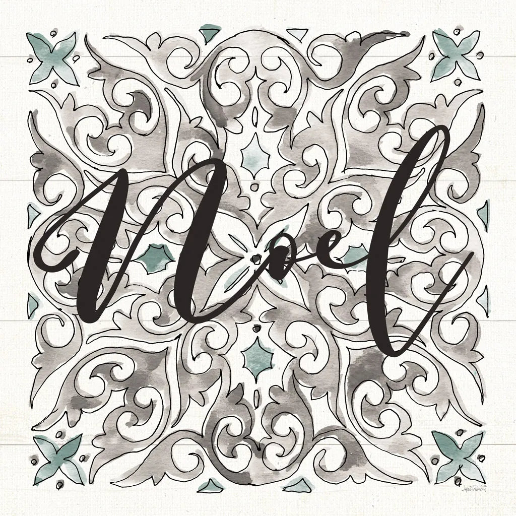 Modern Farmhouse XVI Noel by Anne Tavoletti. SKU 49238a. Archival Giclee Fine art print for wall decor.