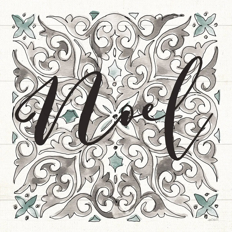 Modern Farmhouse XVI Noel by Anne Tavoletti. SKU 49238a. Archival Giclee Fine art print for wall decor.