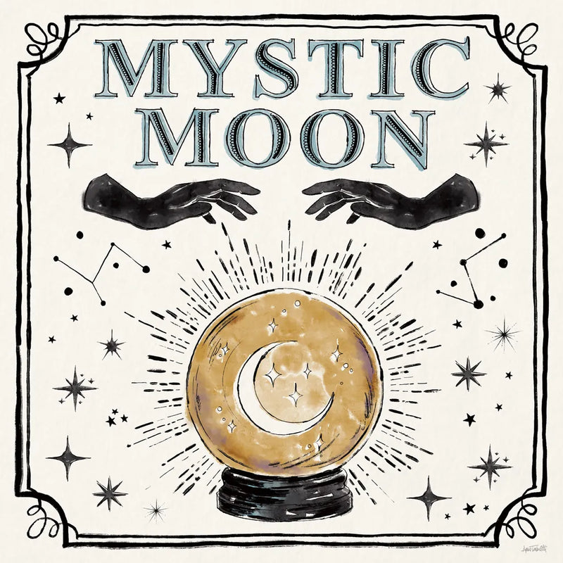 Mystic Moon IV by Anne Tavoletti. SKU 83357a. Archival Giclee Fine art print for wall decor.