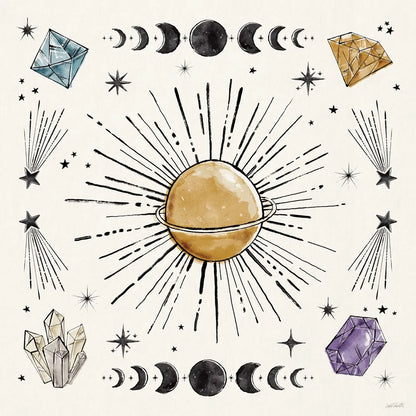 Mystic Moon VII by Anne Tavoletti. SKU 83360a. Archival Giclee Fine art print for wall decor.