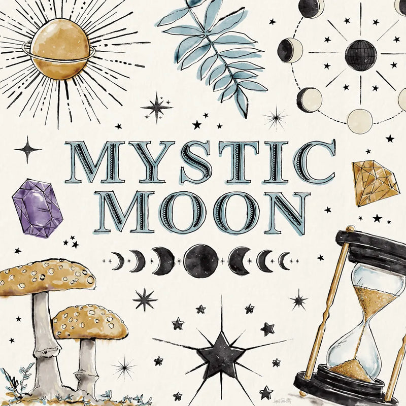 Mystic Moon VIII by Anne Tavoletti. SKU 83361a. Archival Giclee Fine art print for wall decor.