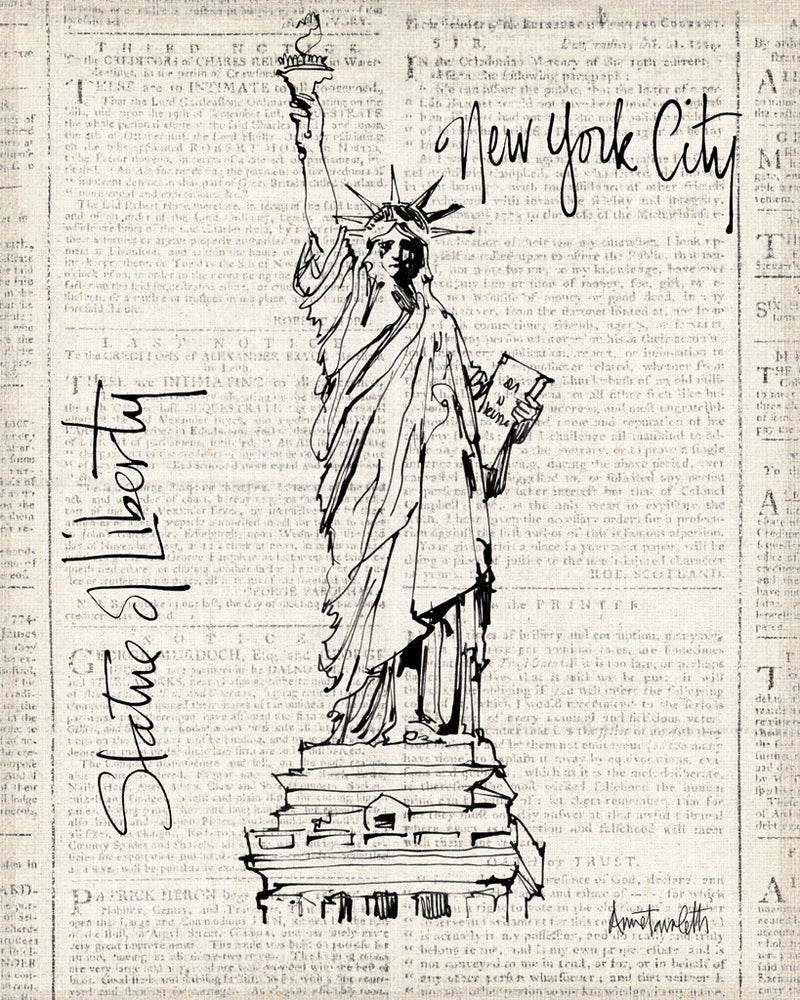 NY City Sketches I by Anne Tavoletti