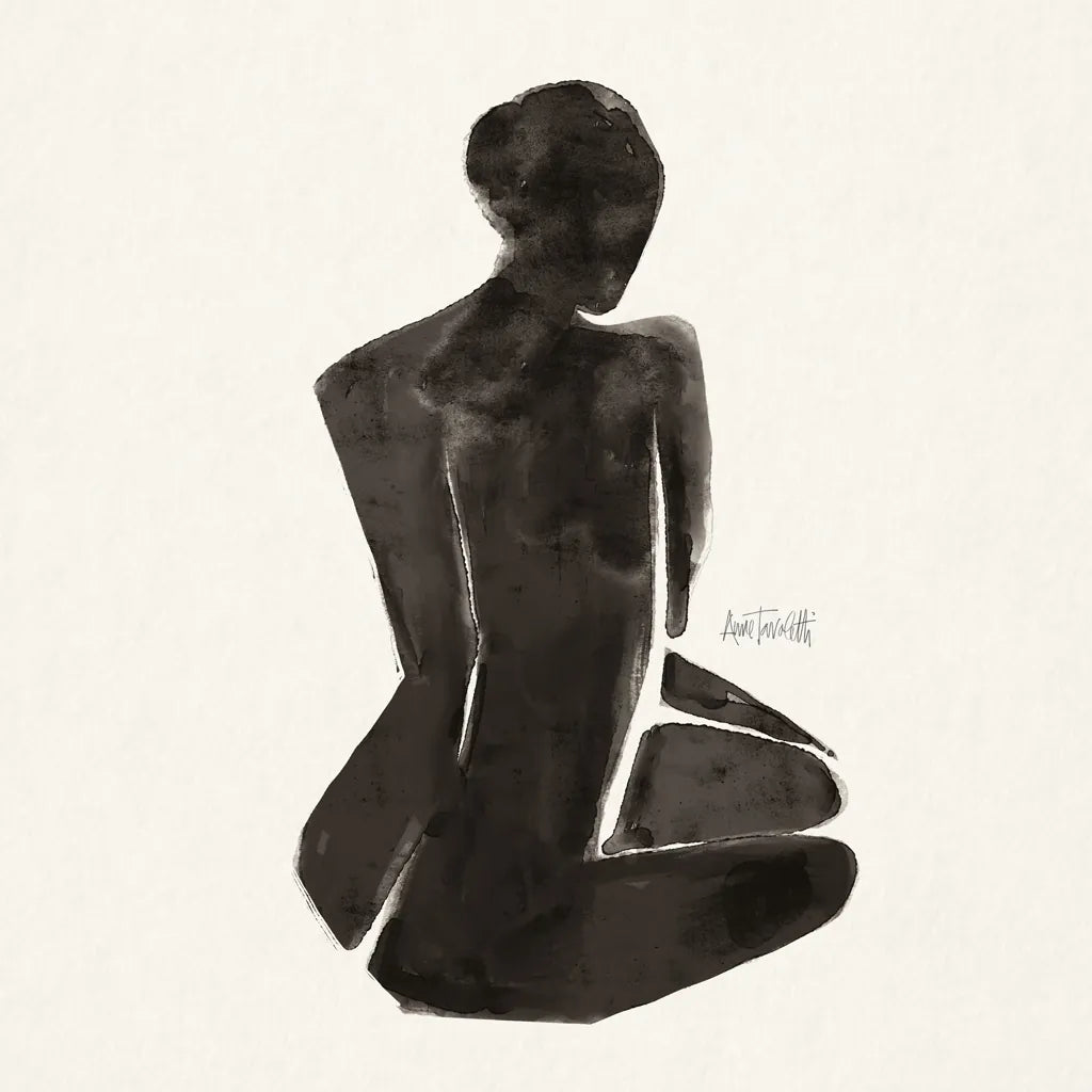 Neutral Nudes I Sq by Anne Tavoletti. SKU 80607a. Archival Giclee Fine art print for wall decor.